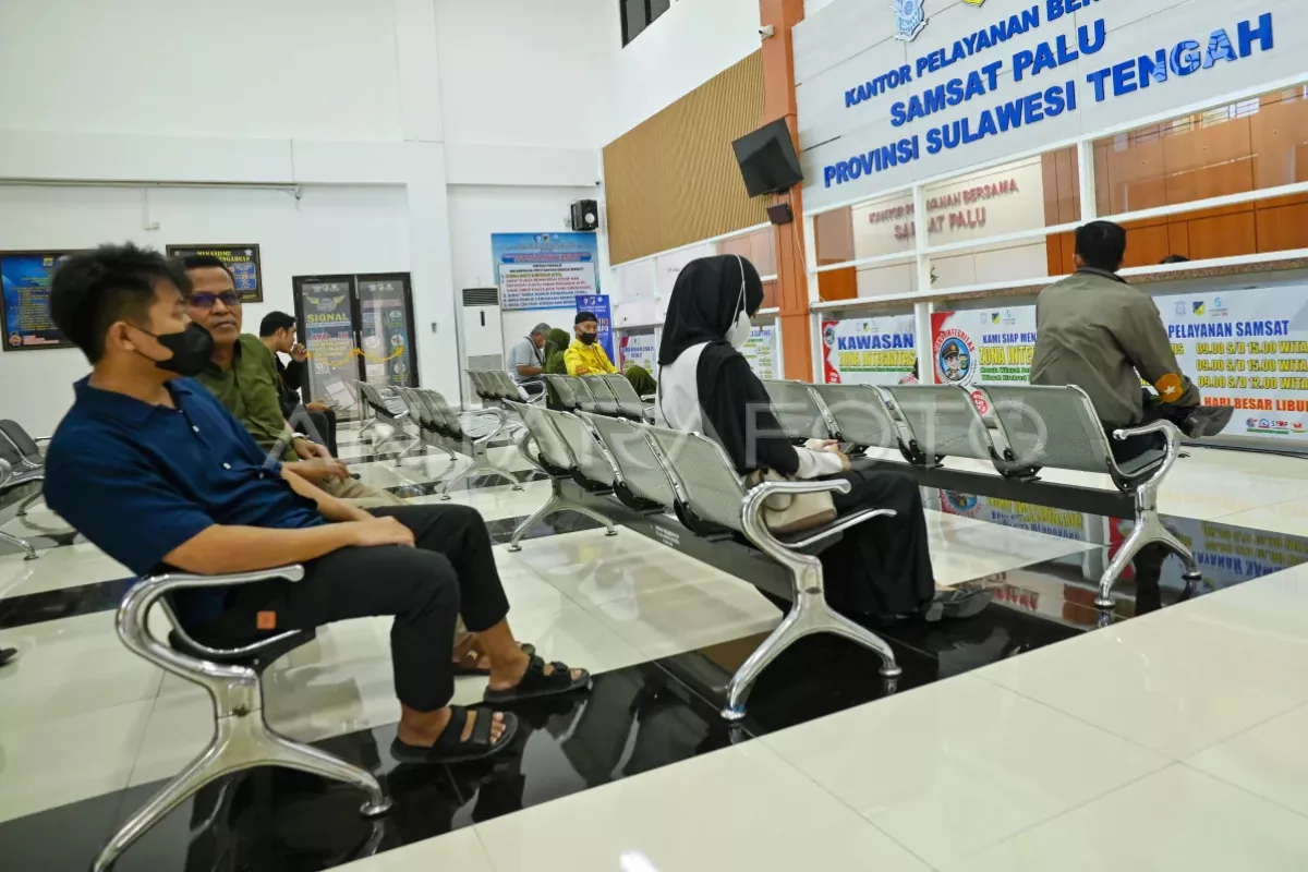 Samsat Palu Raih Penerimaan Pajak Rp13,7 Miliar Berkat Fasilitas Kering