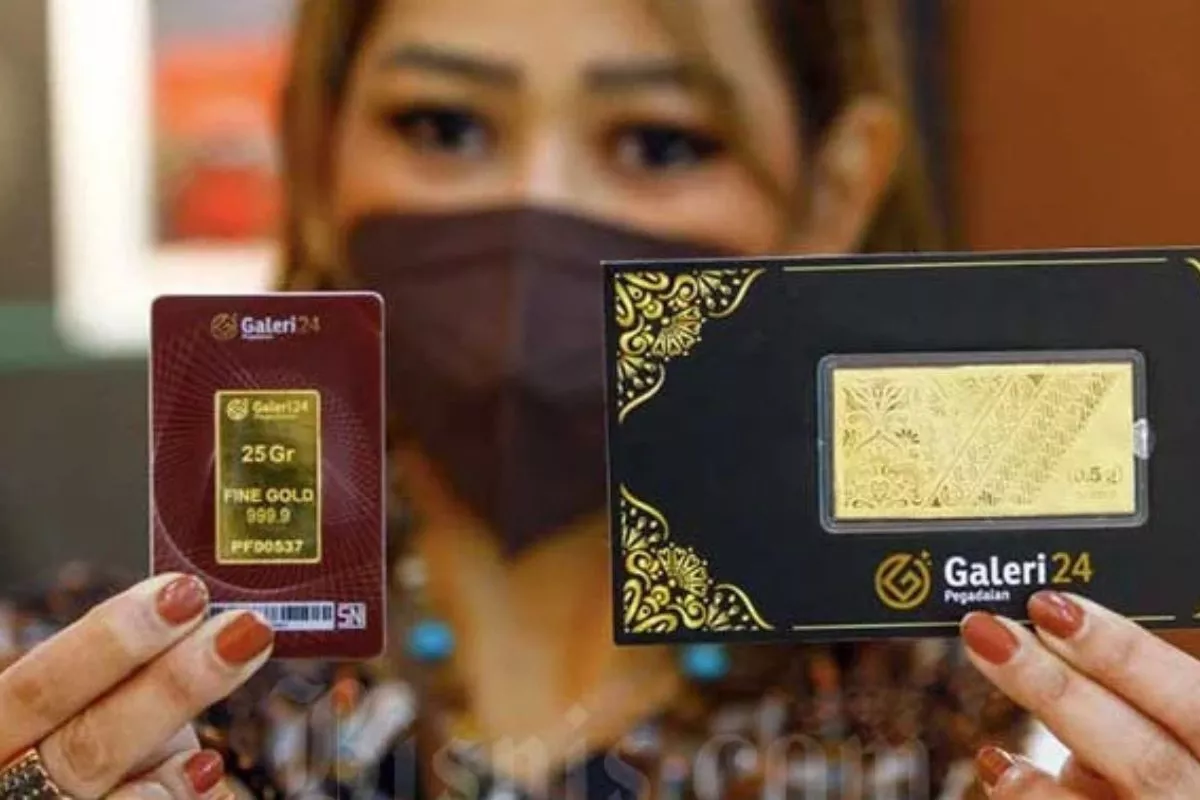 Harga Buyback Emas Antam Ambles Rp596.000 dari Rekor Tertinggi