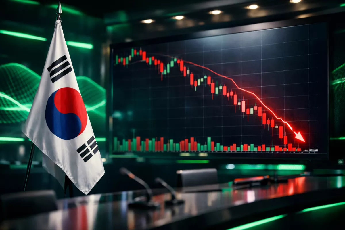 Bursa Korea Anjlok, KOSPI Tembus di Bawah 7.000