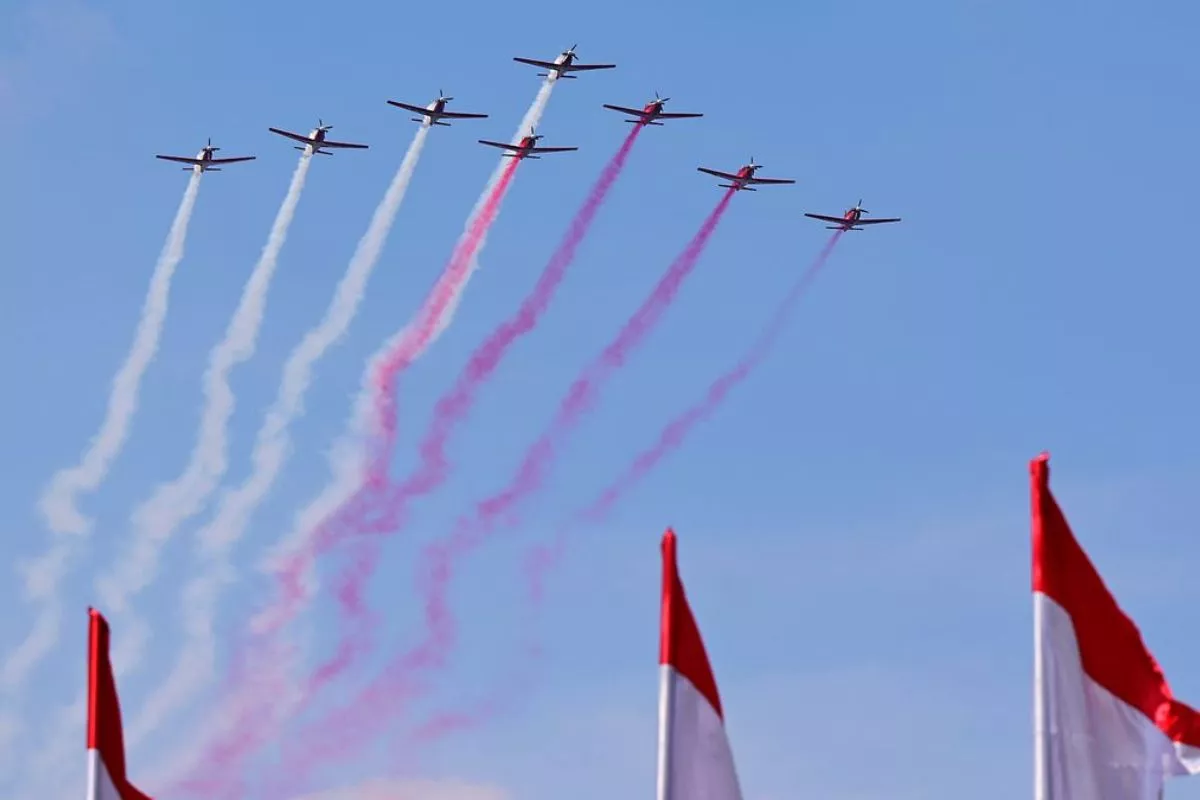 TNI AU Siapkan Demo Udara dan Asap Warna untuk HUT Ke-81 RI
