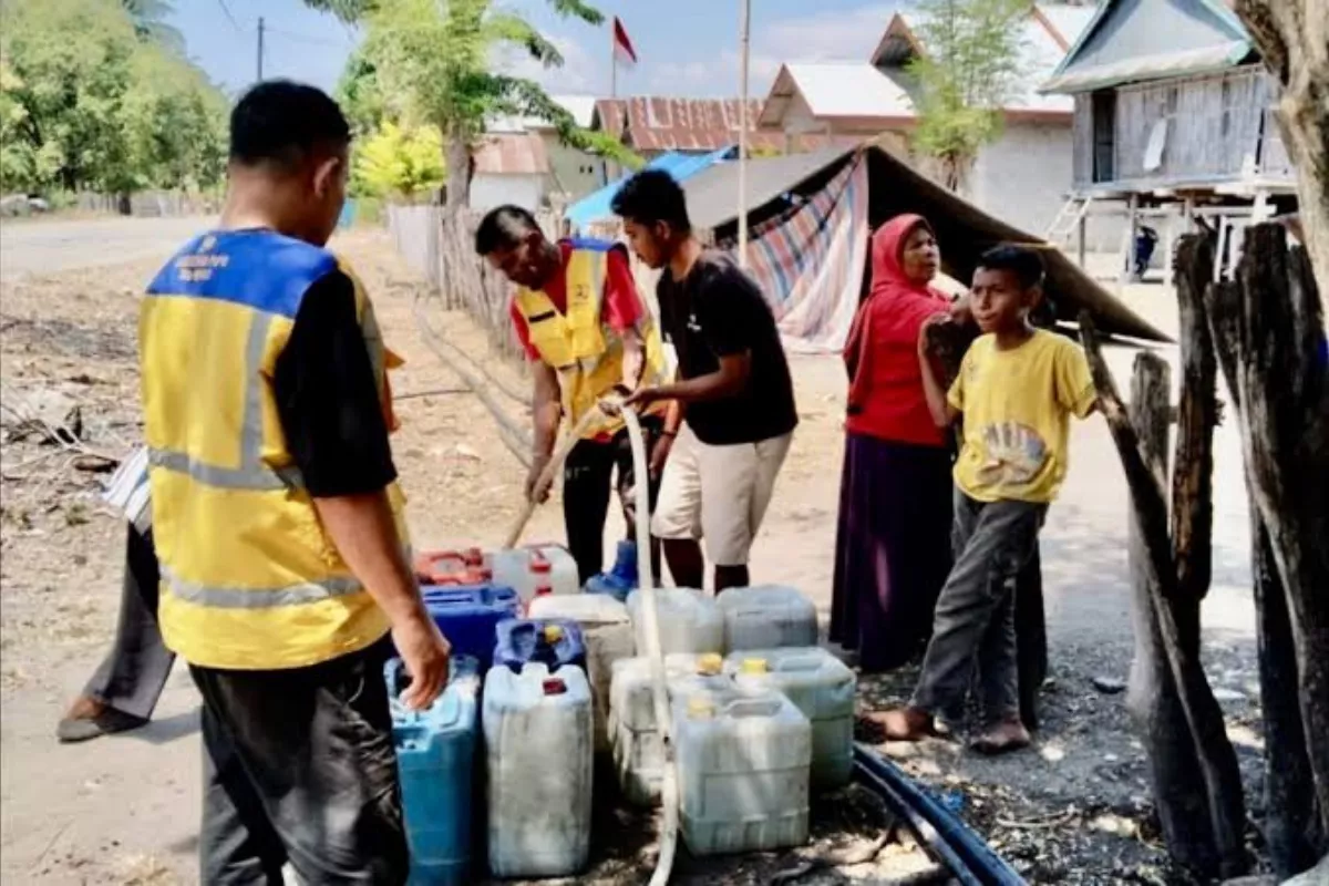 Kementerian PU Perkuat Layanan Air Bersih Pengungsi Pulau Flores