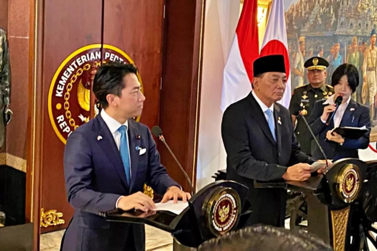 Menhan Sjafrie Sjamsoeddin Teken Kerja Sama Pertahanan di Jepang