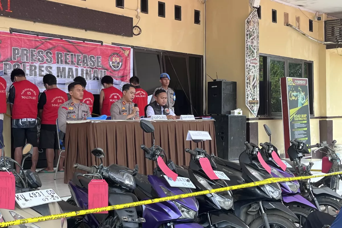 Satreskrim Polres Malinau Ringkus Pelaku Utama dan 5 Penadah Motor