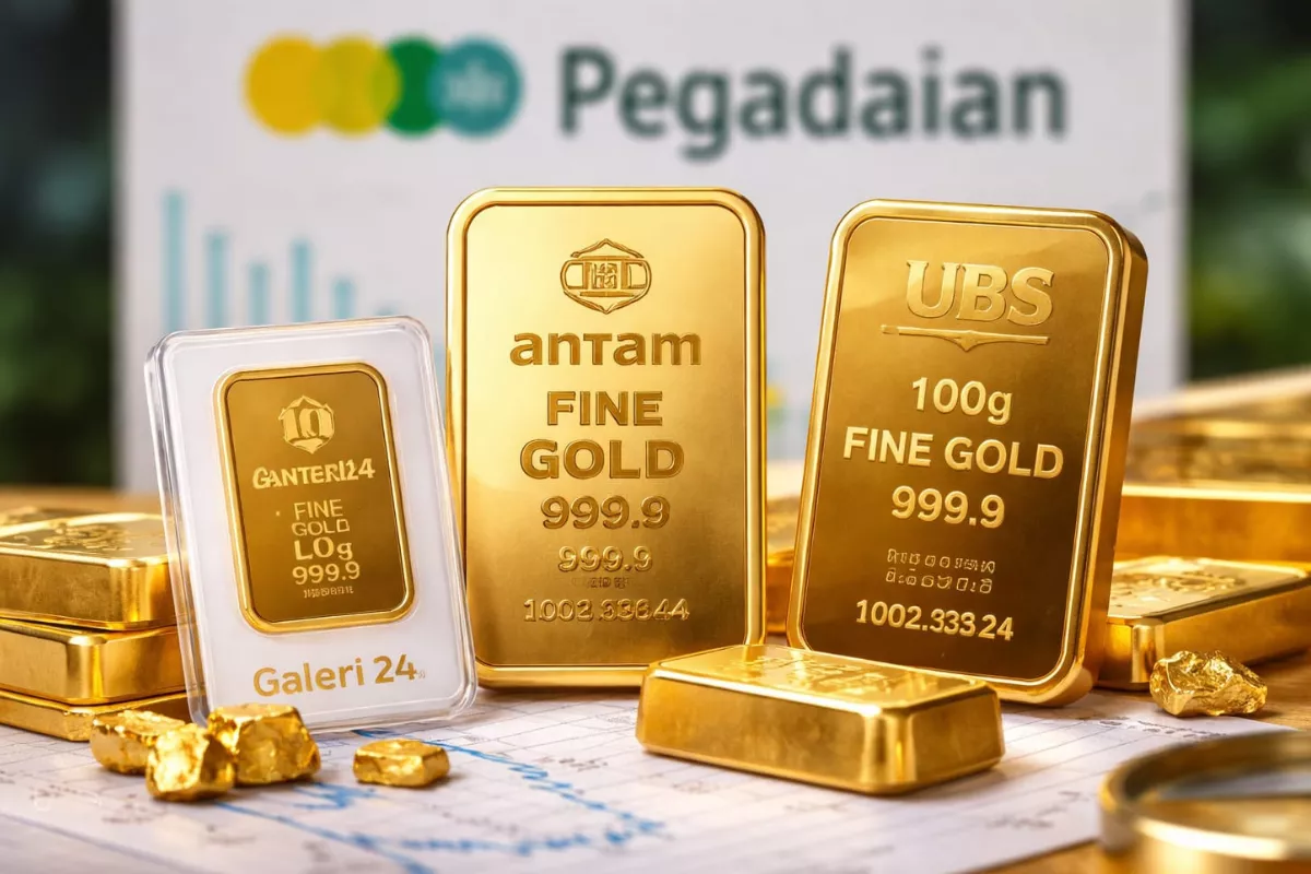 Harga Buyback Emas Antam dan UBS di Pegadaian pada Kamis 4 Juni 2026