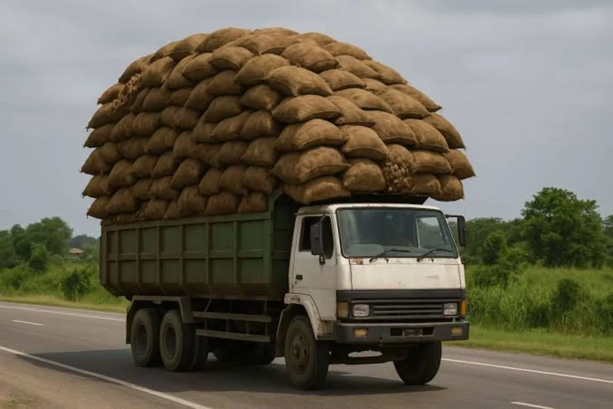 Polda Riau Bersama BPTD Tertibkan Belasan Truk ODOL Tol Permai