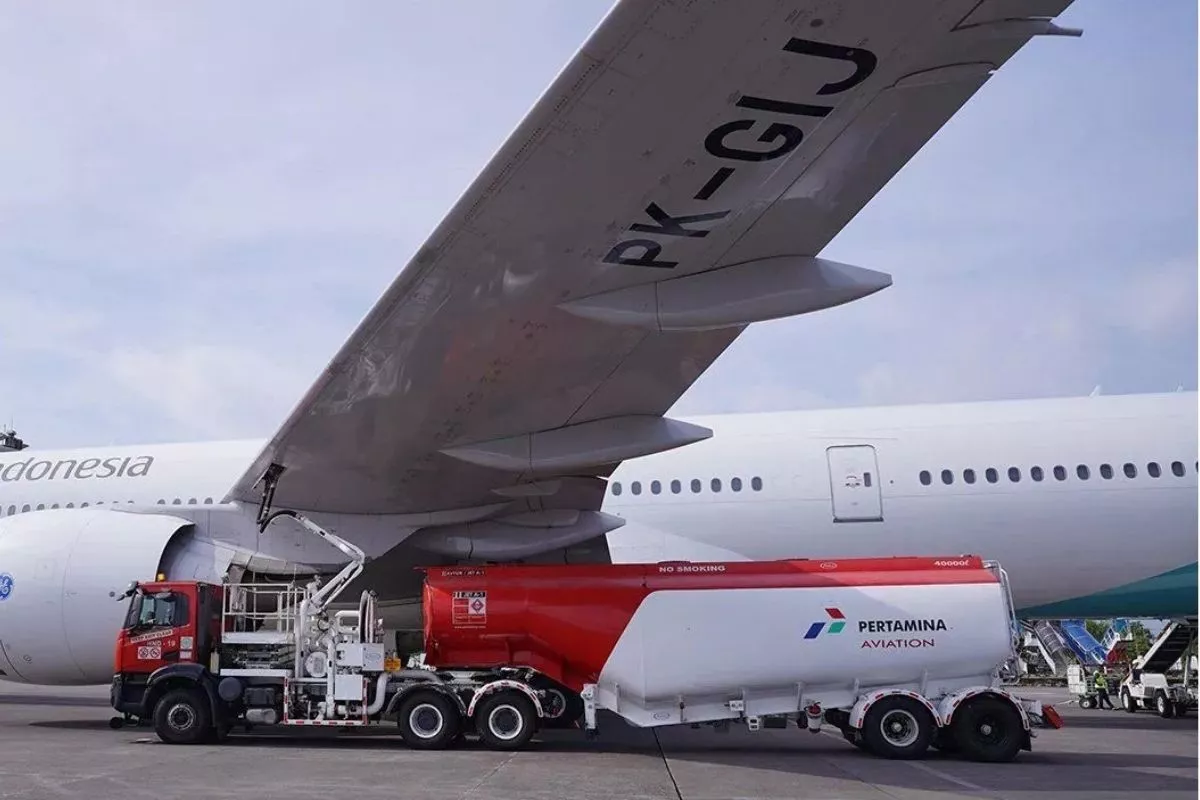 Pertamina Patra Niaga Sukses Layani Pengisian Avtur Pesawat A380 Emirates