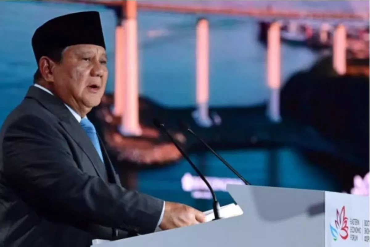 Prabowo Soroti Perdagangan Jadi Senjata di EEF Vladivostok Rusia