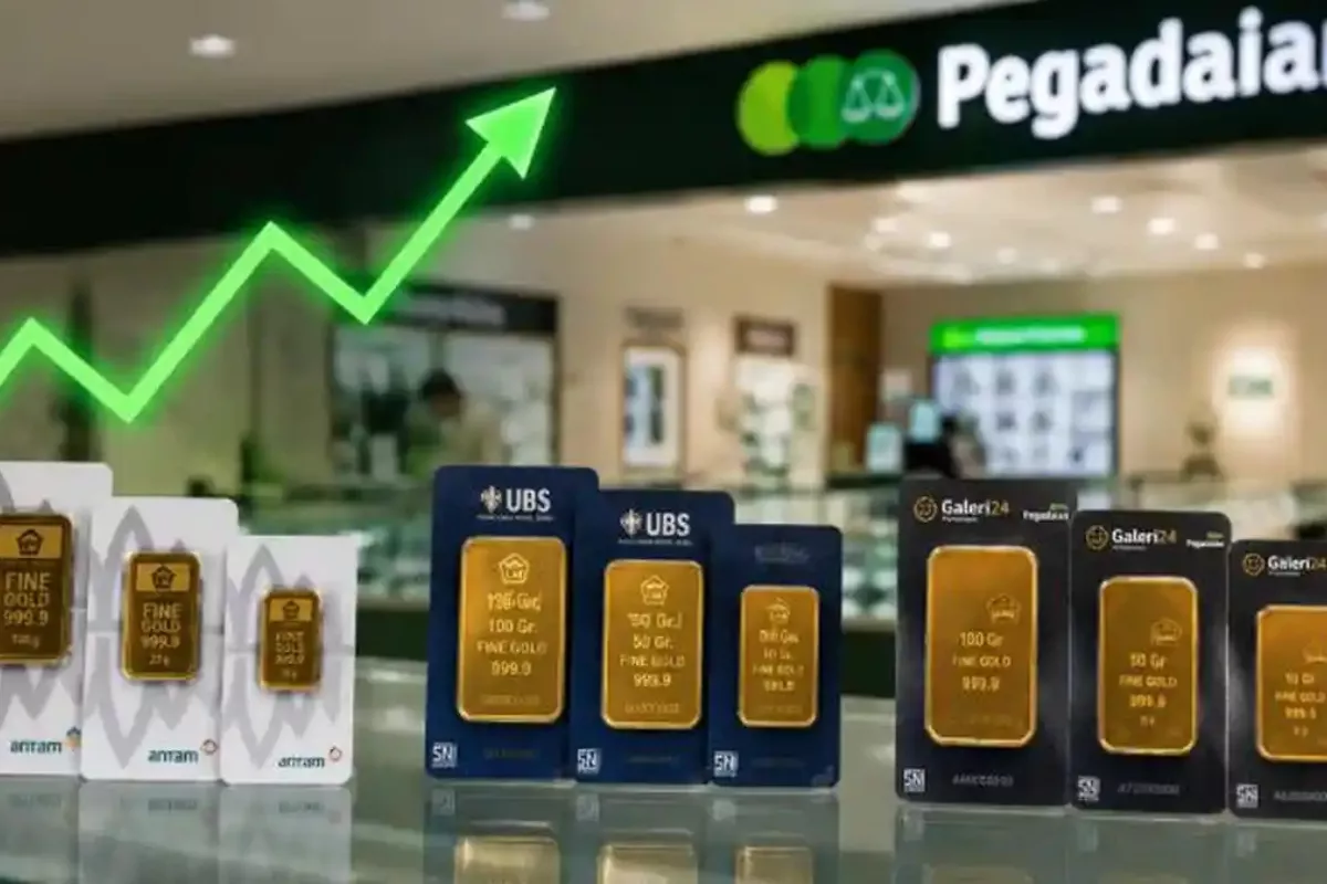 Harga Emas Antam UBS dan Galeri24 di Pegadaian Naik per 17 Juni 2026