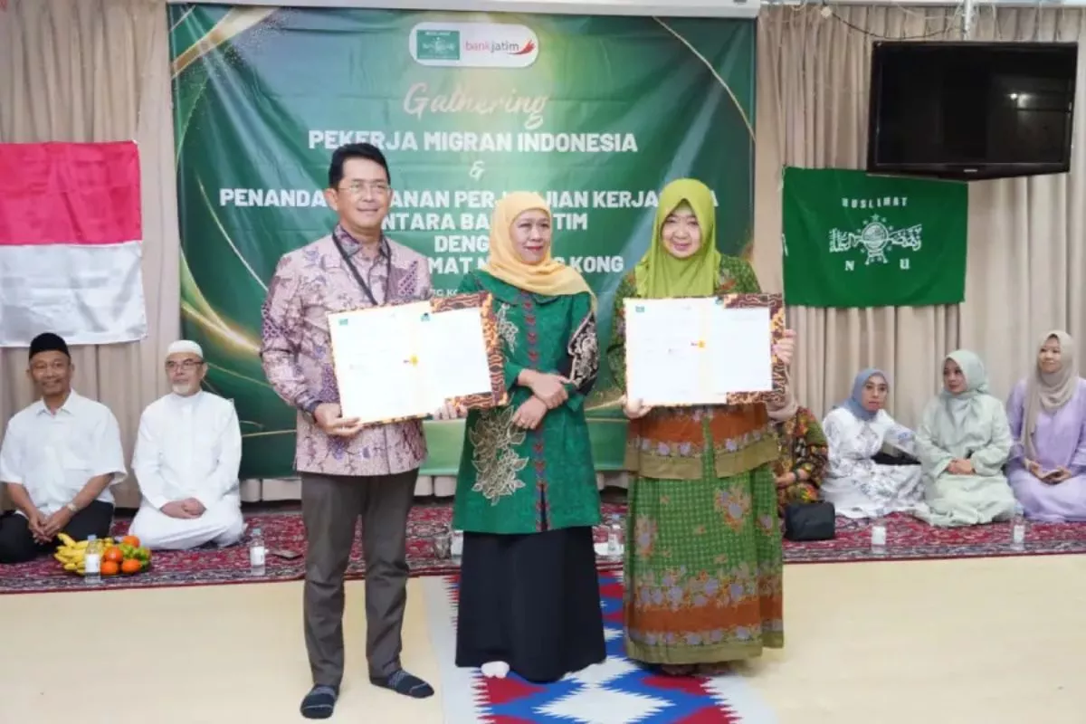 Bank Jatim & PCI Muslimat NU Hong Kong Jalin Kerja Sama Remitansi