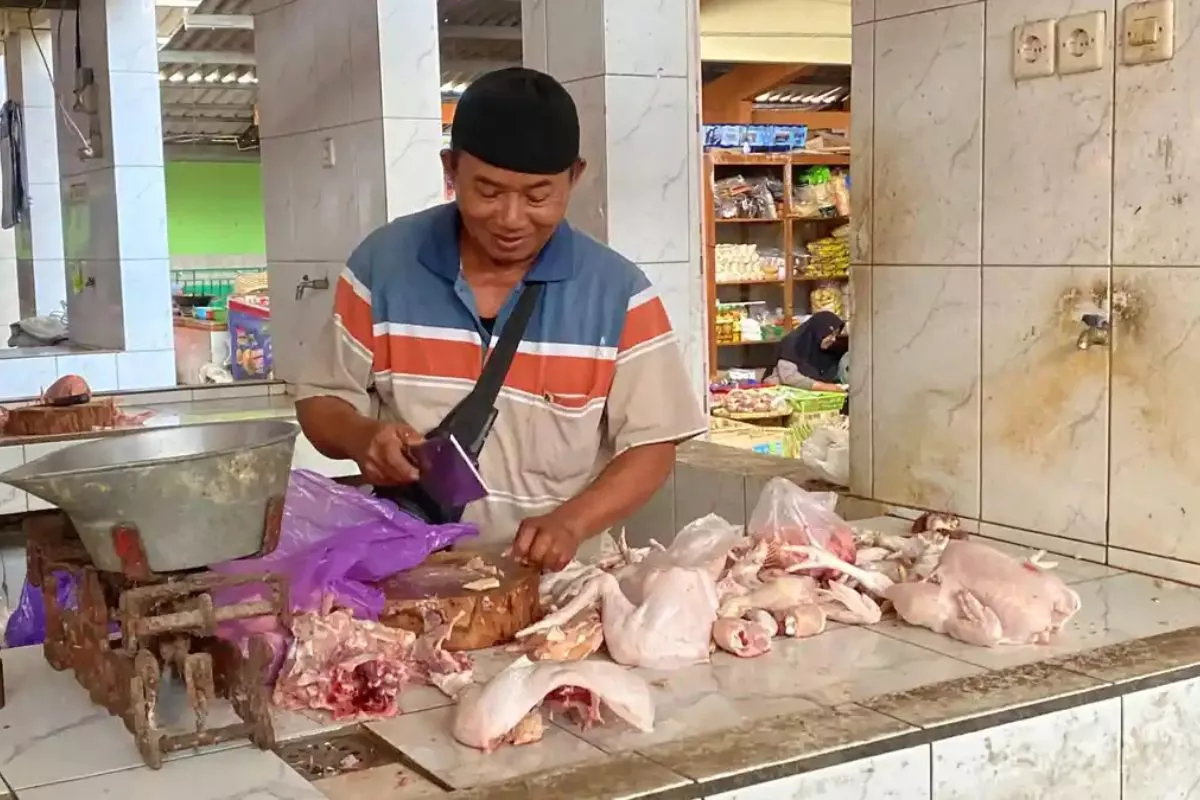 Kenaikan Harga Daging Ayam Ras Picu Inflasi Kota Jogja 0,24 Persen