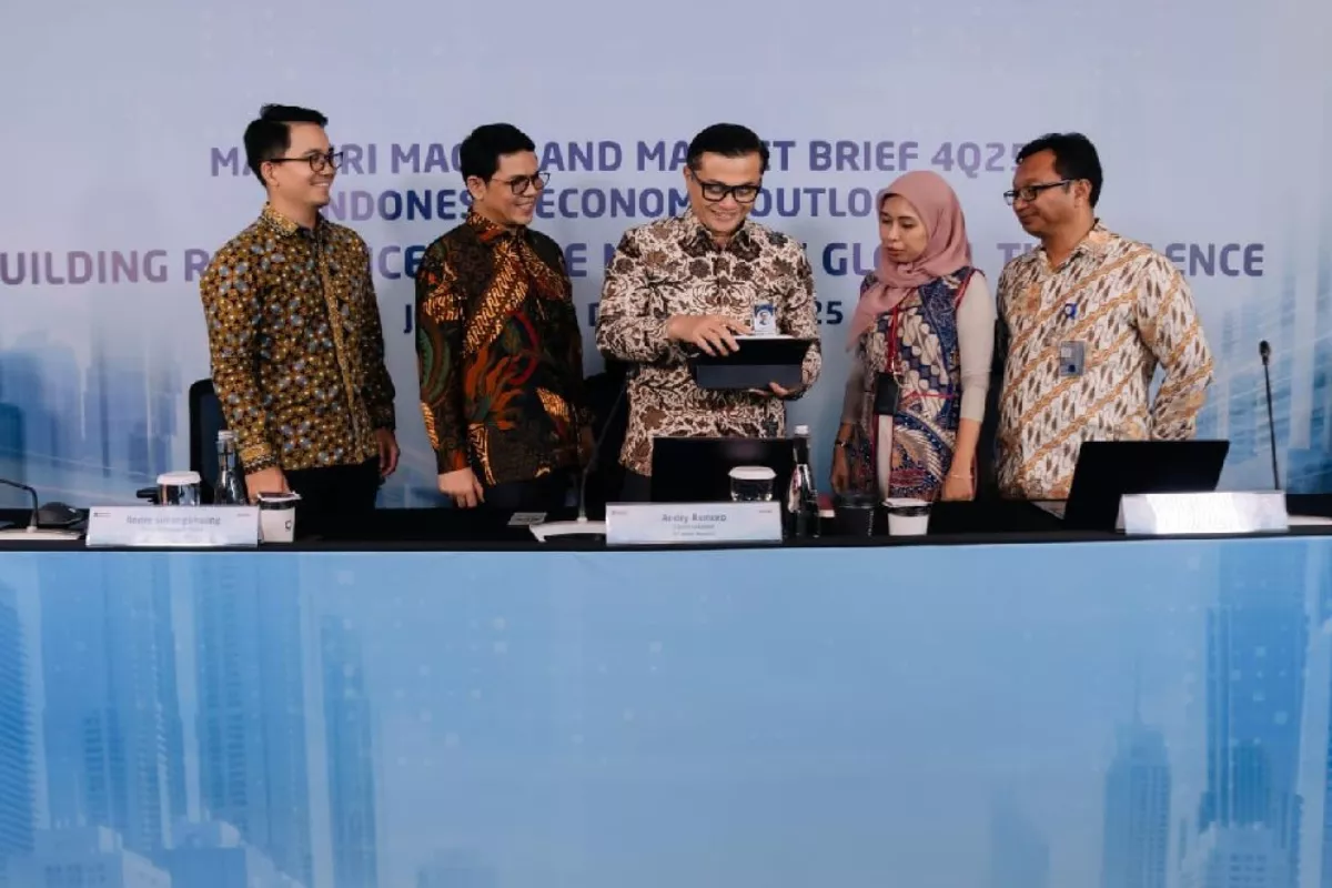 Bank Mandiri Targetkan Ekonomi RI Tumbuh 5,2 Persen pada 2026