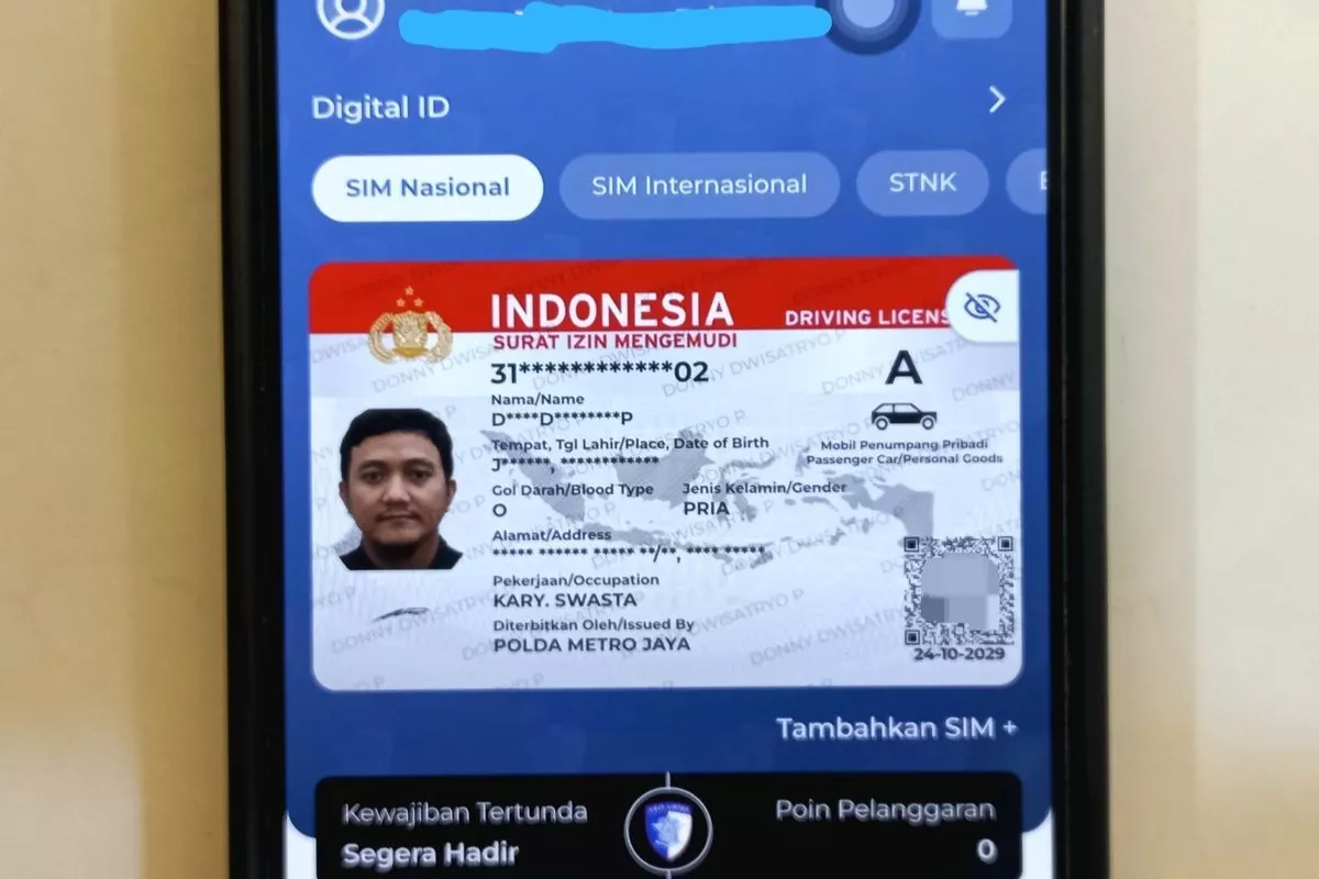 SIM Digital Diluncurkan, Solusi Praktis Saat Lupa Bawa SIM Fisik