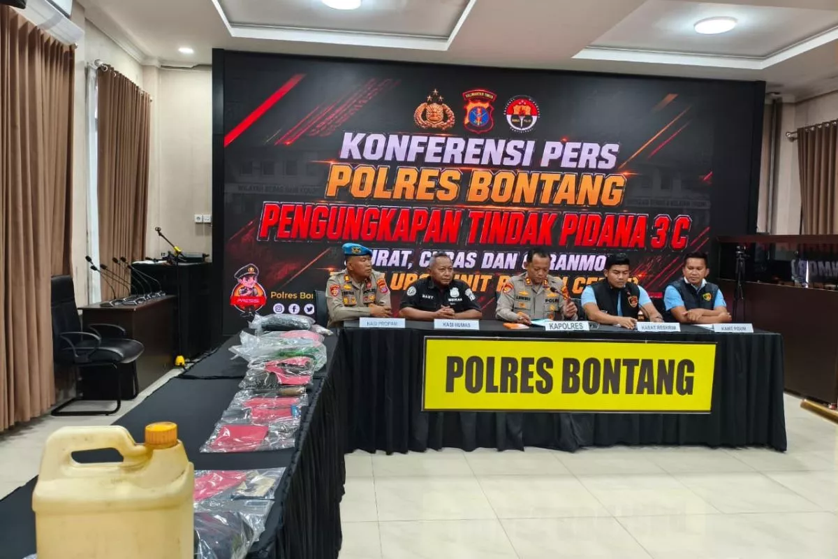 Polres Bontang Ringkus 22 Pelaku Kasus Pencurian dalam 2 Bulan