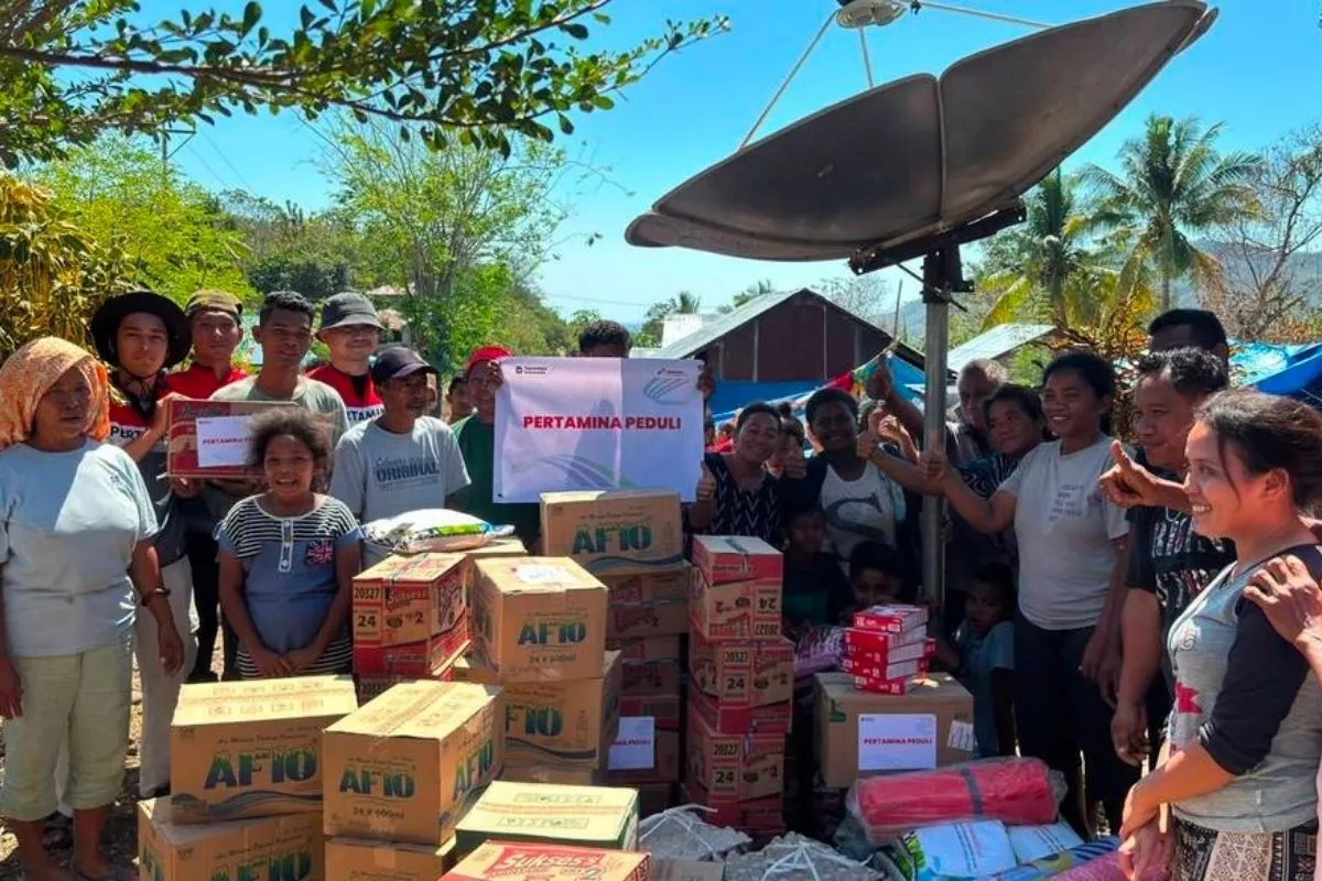 Upaya Pertamina NRE Bantu Pemulihan Warga Terdampak Gempa di NTT