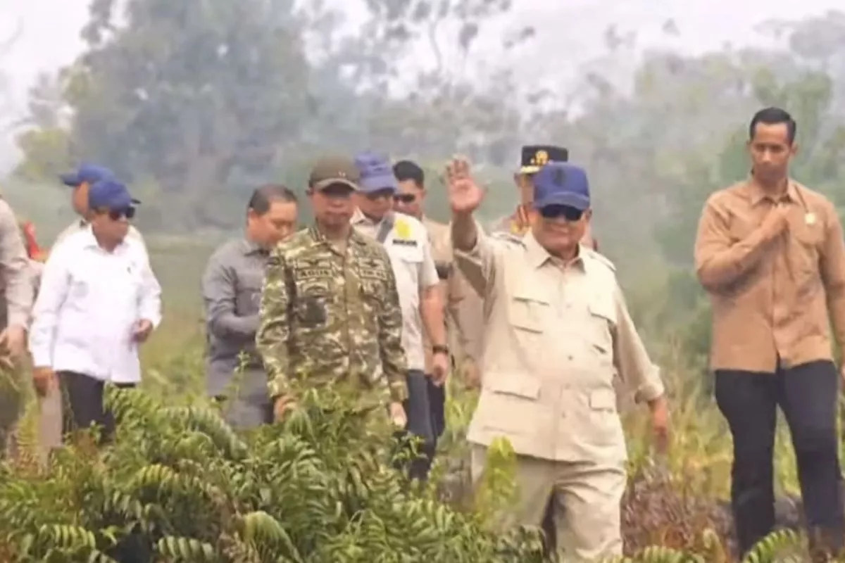 Prabowo Kirim 1.500 Personel TNI Guna Atasi Karhutla Kalimantan Barat