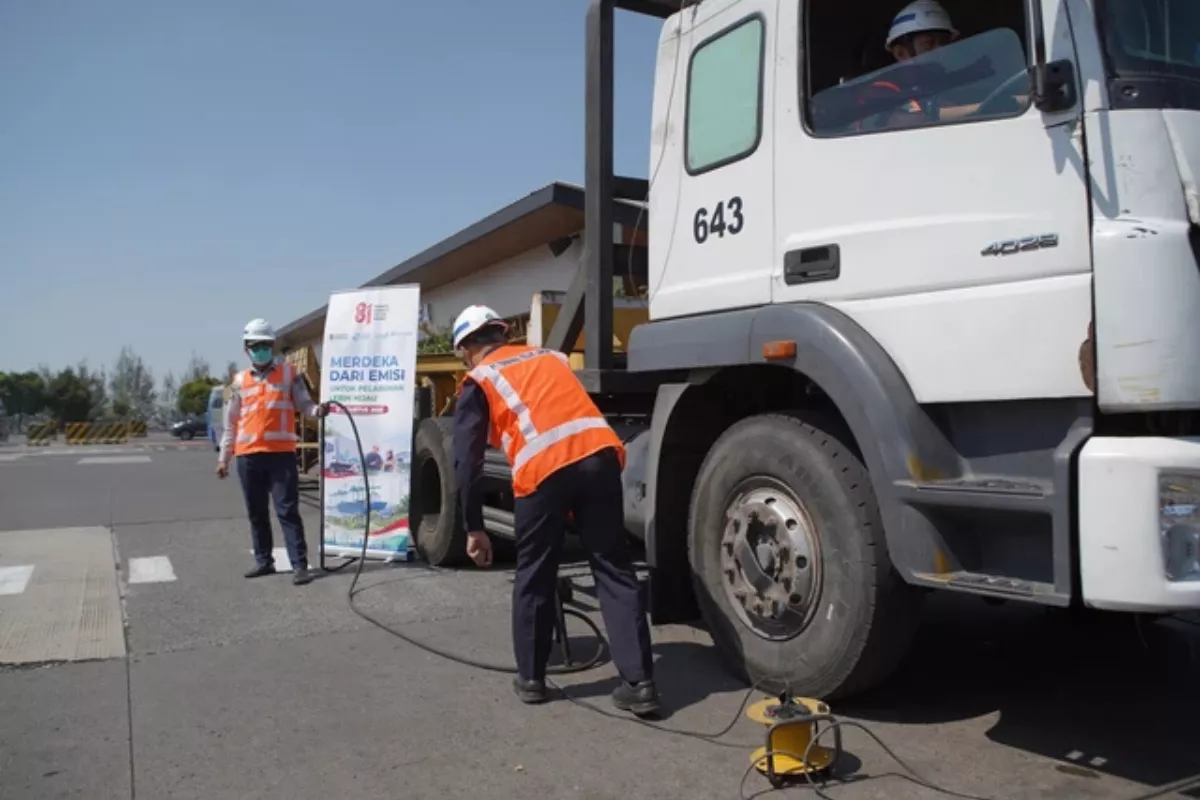 Targetkan 100 Truk, Pelindo Adakan Pengujian Emisi di TTL dan TPS