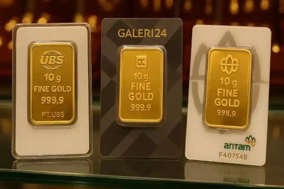 Harga Emas Antam, Galeri 24, dan UBS di Pegadaian 1 Juli 2026 Turun