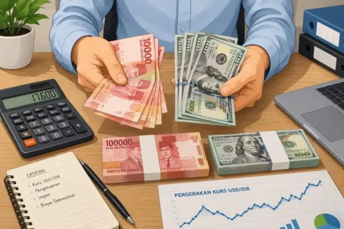 Nilai Tukar Rupiah Melemah Tipis Akibat Lonjakan Harga Komoditas