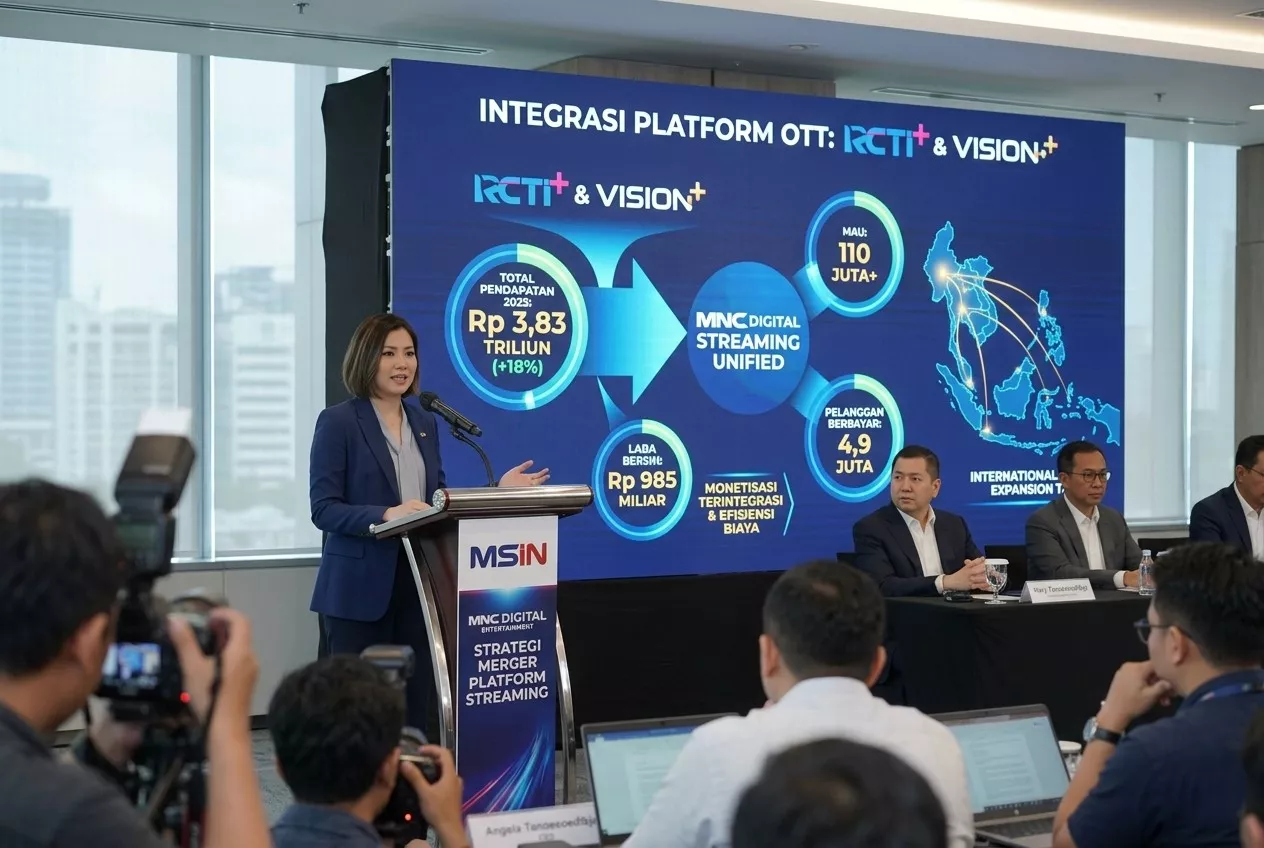 Strategi MSIN Gabungkan RCTI+ dan Vision+ Perkuat Ekosistem Digital Perseroan