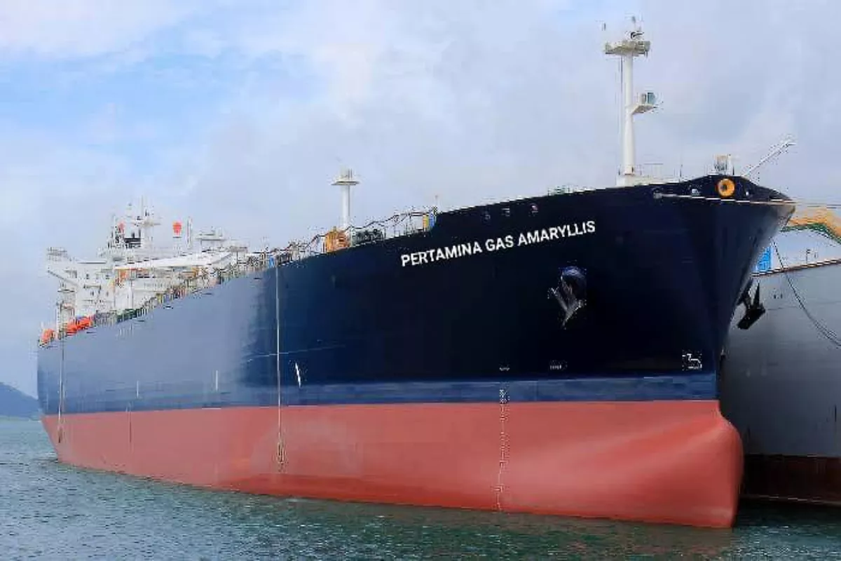 Kapal Gas Raksasa Pertamina Berlayar Dunia Bersama 100 Persen Awak RI