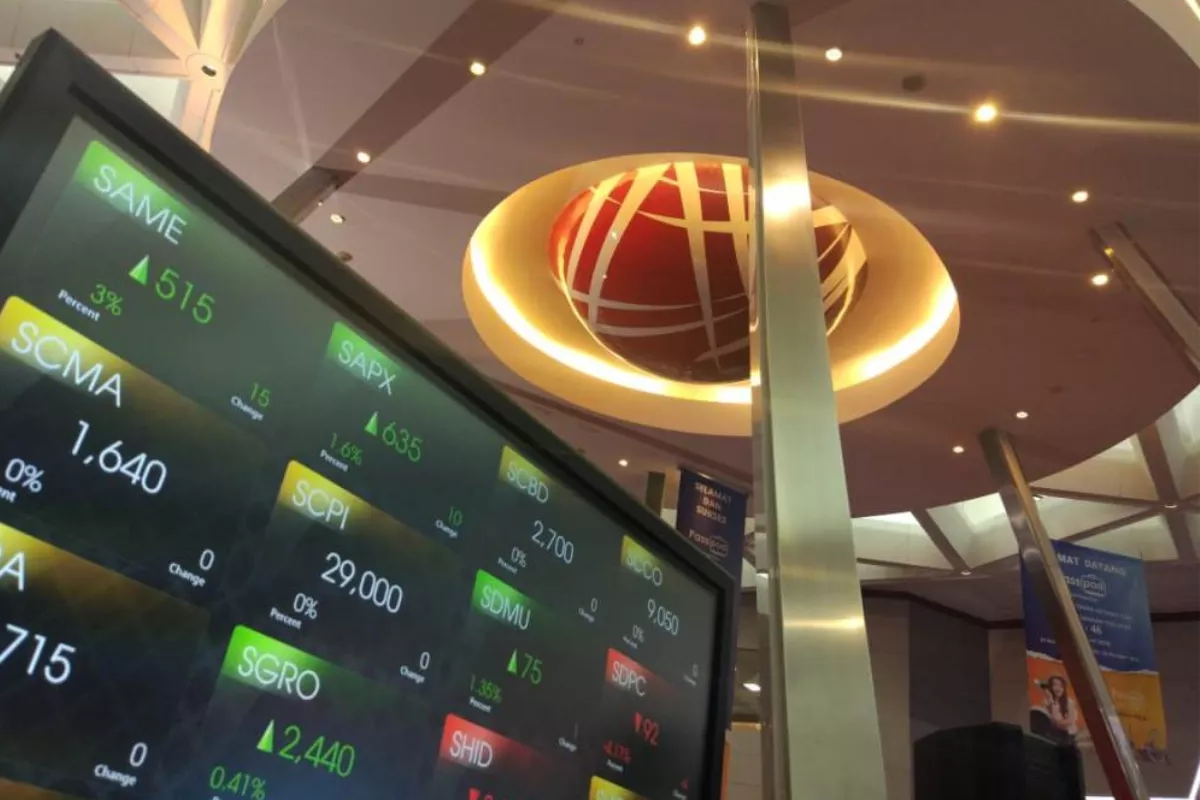 Kapitalisasi Pasar Saham Tembus Rp10.788 Triliun Saat IHSG Naik