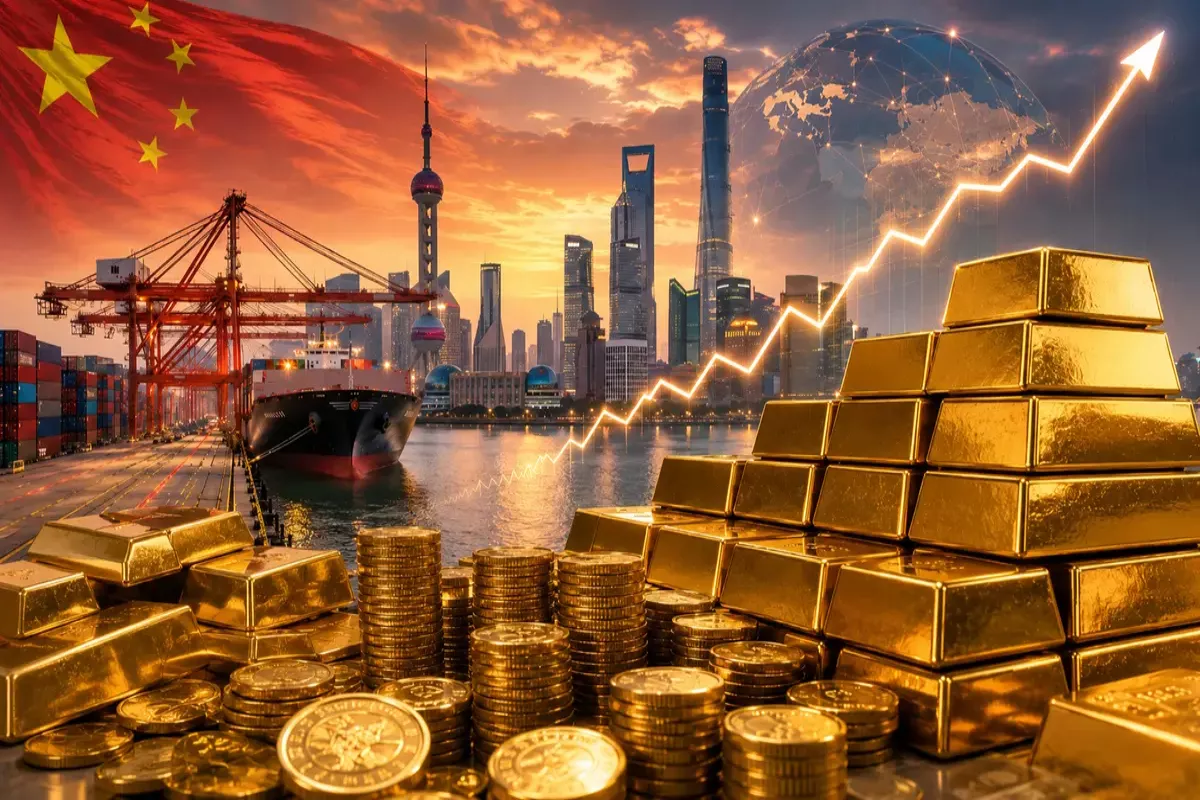 Permintaan Emas Batangan Kuat, Impor Emas China Cetak Rekor Baru