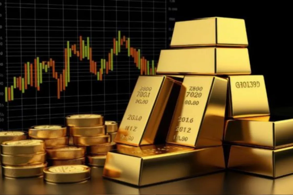 Harga Emas Bertahan di Dekat Puncak Dua Pekan karena Suku Bunga AS