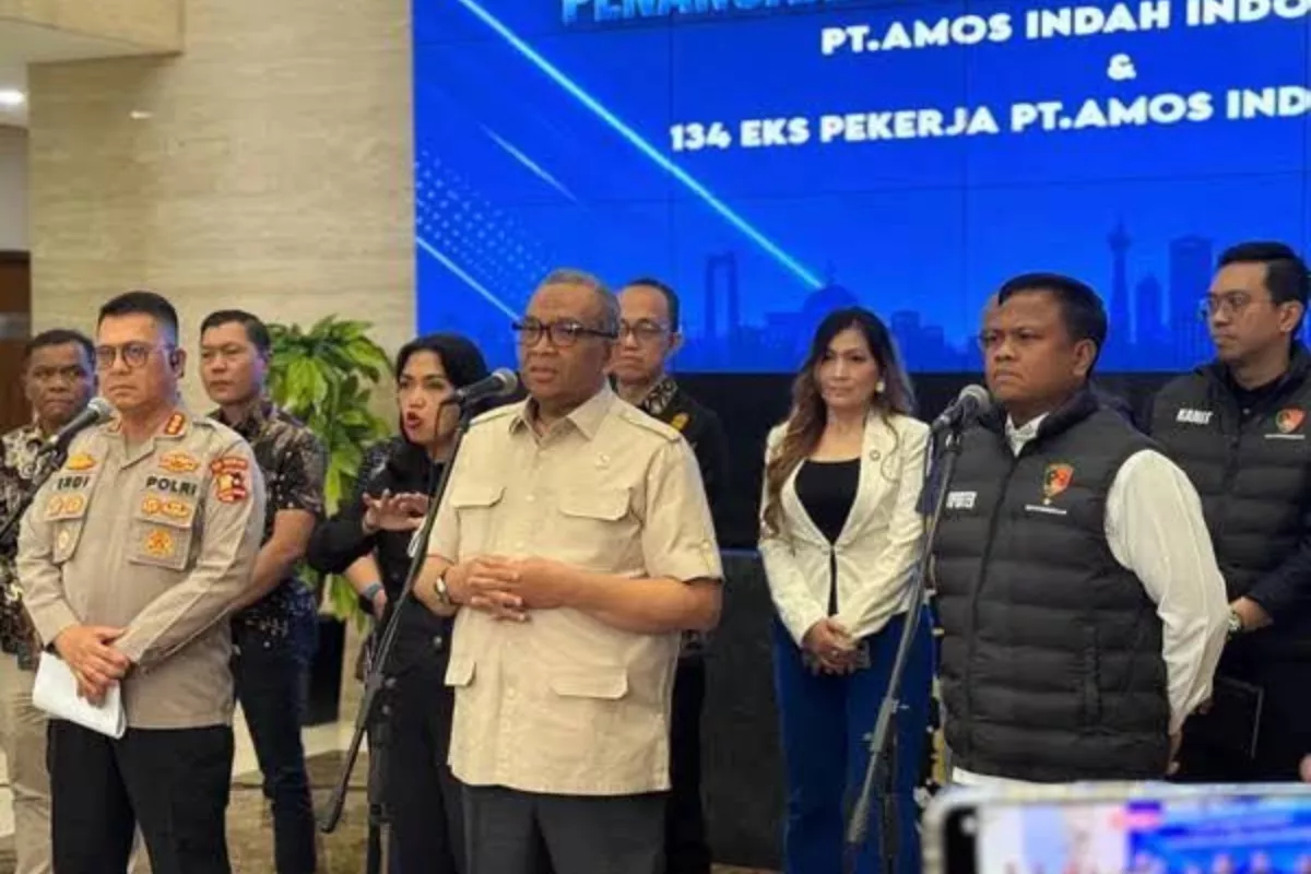 Kemnaker dan Polri Rampungkan Sengketa Industrial di PT Amos Indah