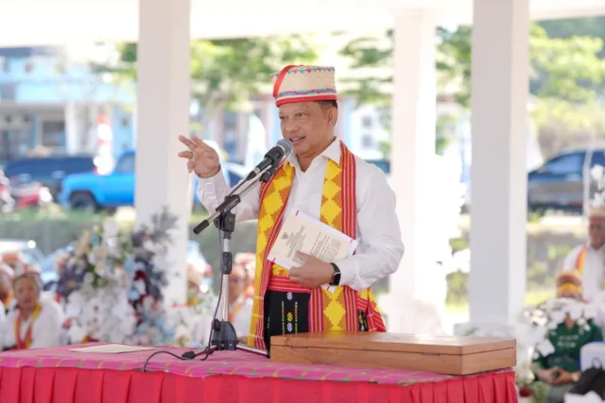 Mendagri Tito Pimpin Upacara HUT Ke-81 RI di Manggarai Timur