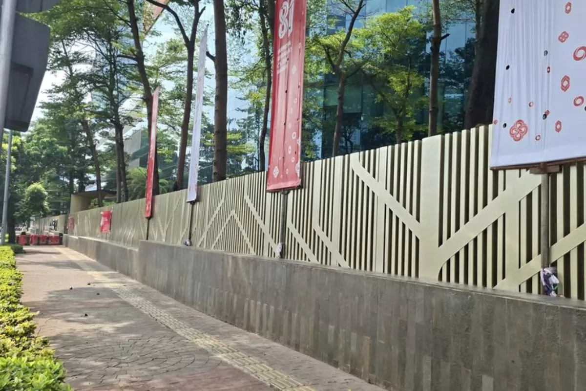 Pagar 3 Meter Mengelilingi Menara BNI, Pihak Manajemen Beri Respons