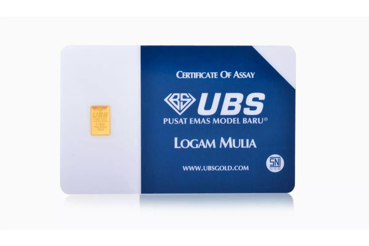 Daftar Harga Emas UBS dan Perbandingan Nilainya per 5 Juni 2026