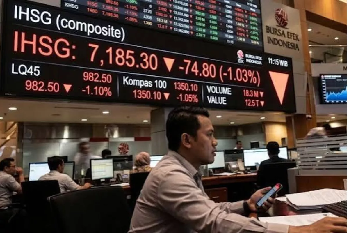 IHSG Menguat 1,84% ke 5.850, Saham AMMN hingga BBCA Melaju