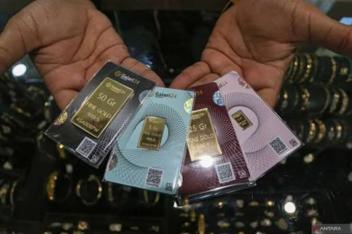 Harga Emas Galeri24, Antam, dan UBS di Pegadaian Kompak Turun