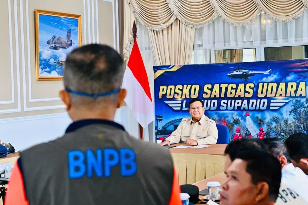 Presiden Prabowo Apresiasi Penanganan Karhutla 15 Ribu Hektare di Riau