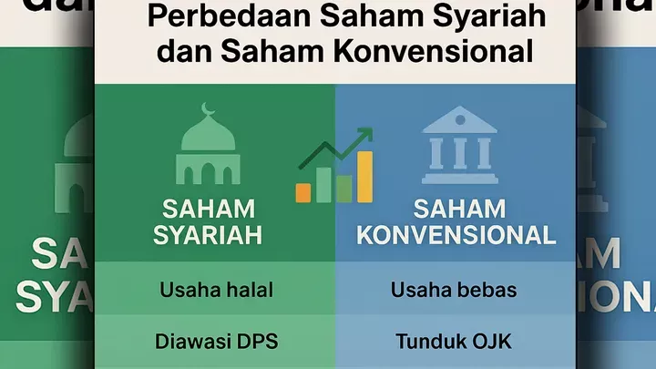 Perbedaan Saham Syariah dan Konvensional di Pasar Modal