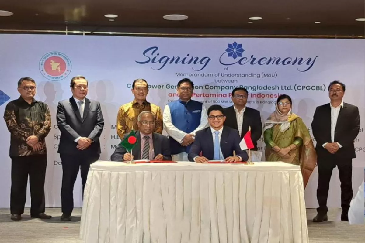 Garap Energi Terbarukan, Pertamina NRE Ekspansi ke Bangladesh