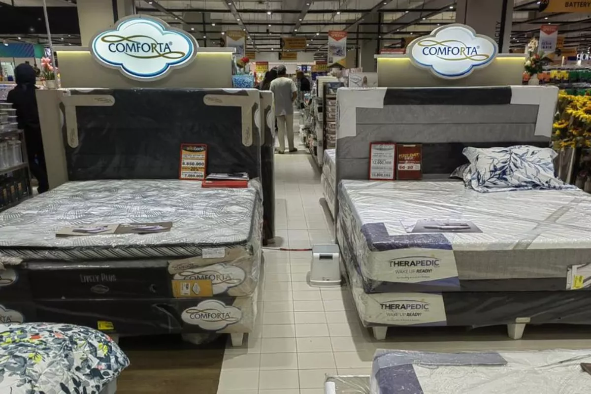 Diskon Besar Tempat Tidur di Transmart Full Day Sale