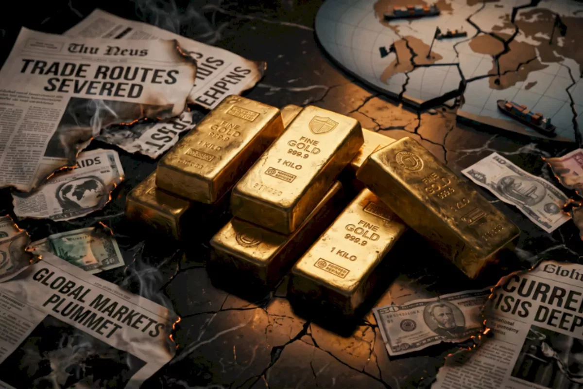 Harga Emas Dunia Stabil Usai Reli 4 Persen, Minyak Jadi Sorotan