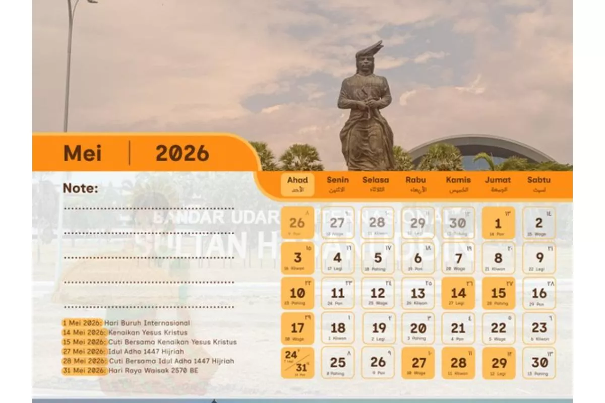 Jadwal Libur Nasional dan Cuti Bersama Iduladha 2026 Terbaru