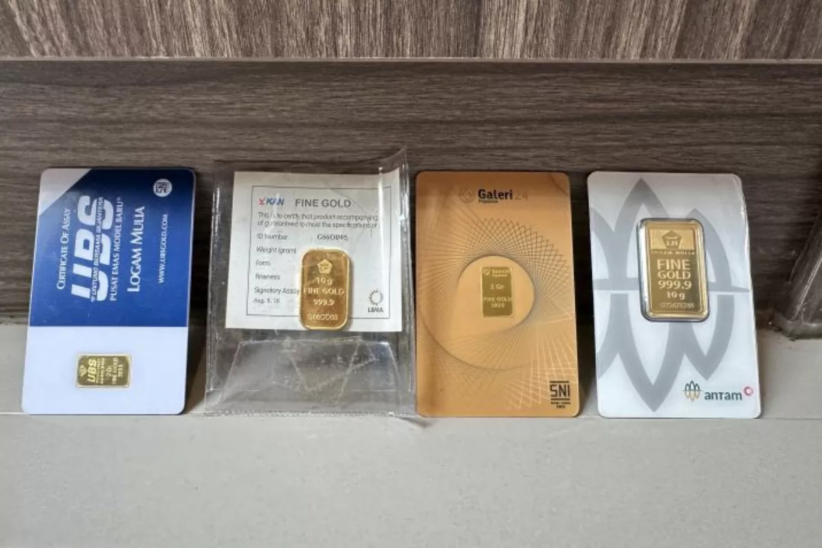 Emas Antam Galeri 24 dan UBS di Pegadaian Kompak Menguat