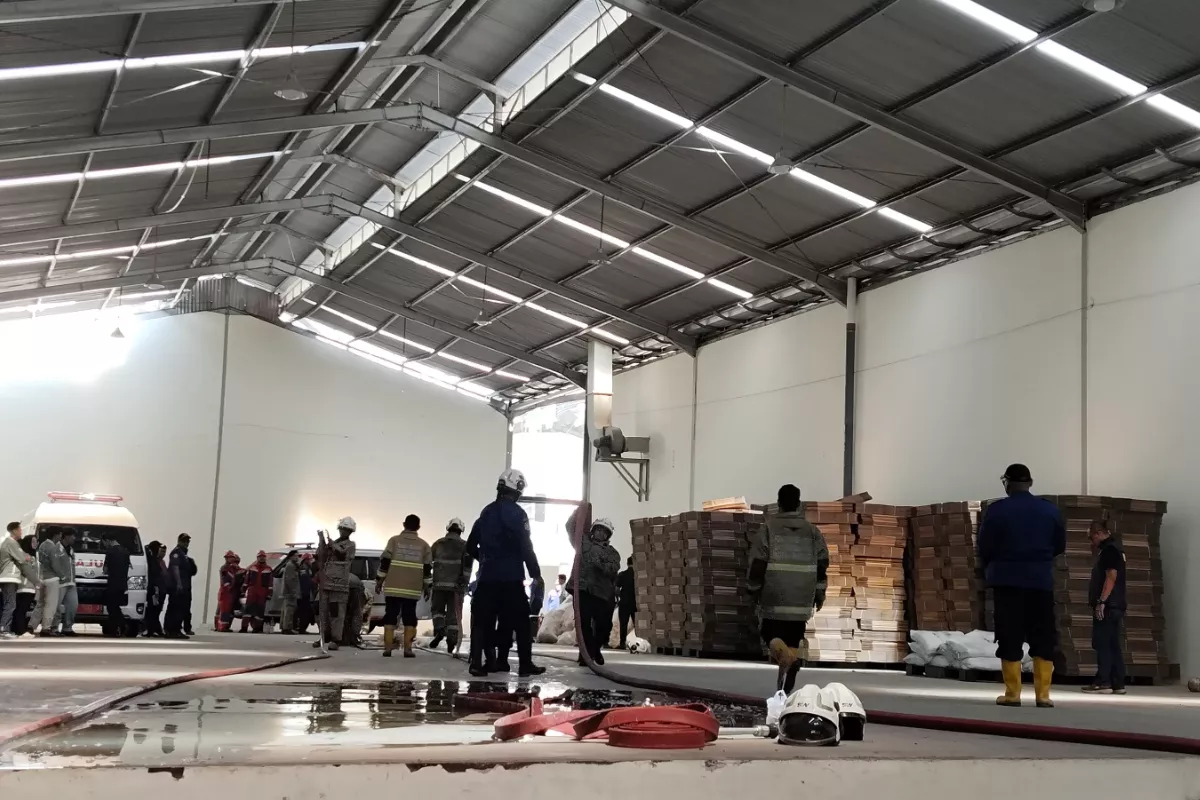 Mesin Pabrik Meledak di KIC Semarang, 1 Pekerja Wafat