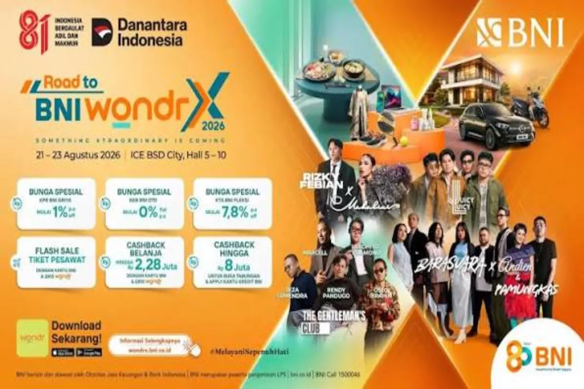 BNI wondrX 2026 Siap Digelar di ICE BSD Sajikan Promo Dan Dukungan UMKM