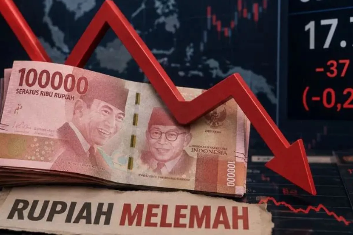 Rupiah Melemah ke Rp17.744 per Dolar AS di Tengah Sentimen Domestik