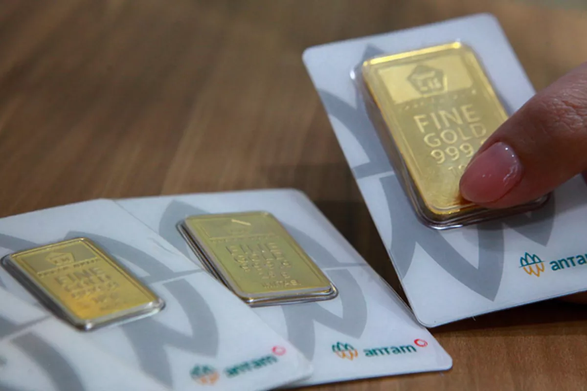 Emas Antam 24 Juni Turun Rp18.000 ke Rp2,655 Juta per Gram