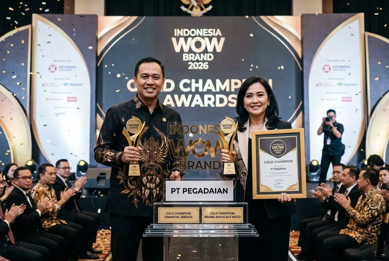 Strategi Branding Efektif Bawa Pegadaian Raih 2 Penghargaan Indonesia Wow Brand 2026