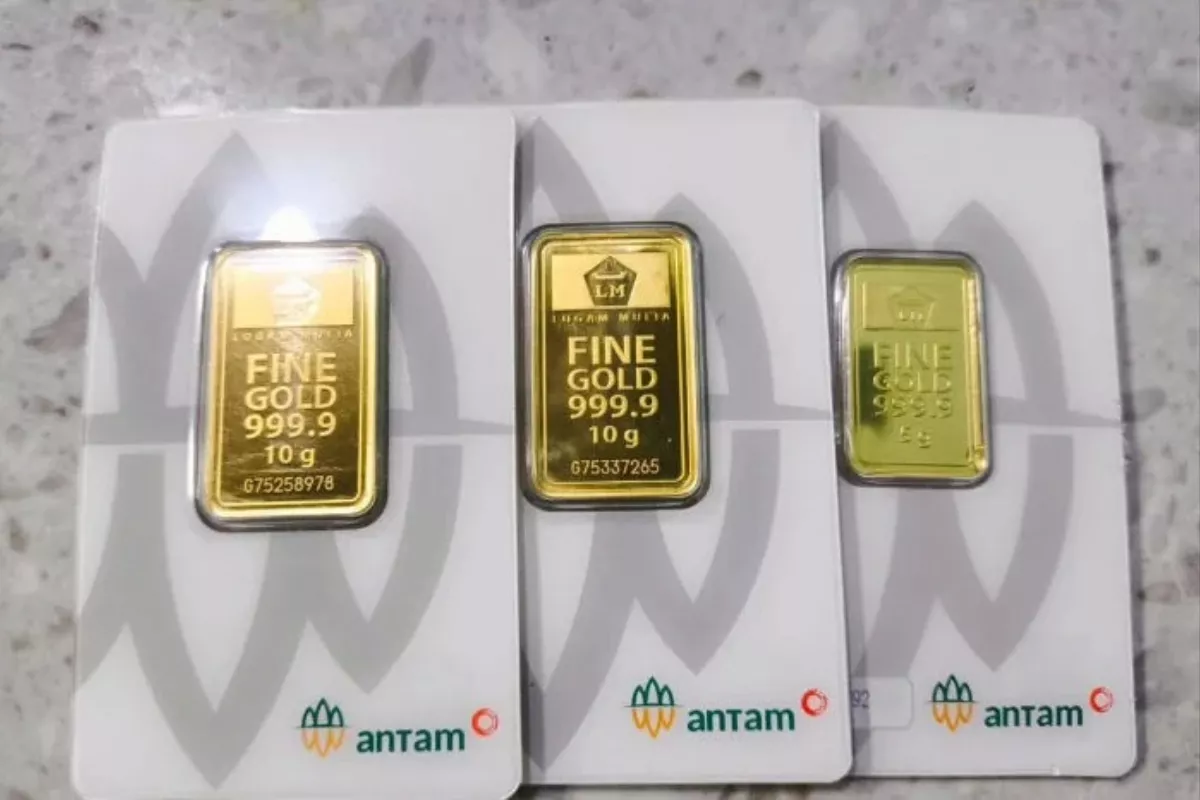 Grafik Emas Antam di Pegadaian Flat Rp2.871.000 per Gram Hari Ini