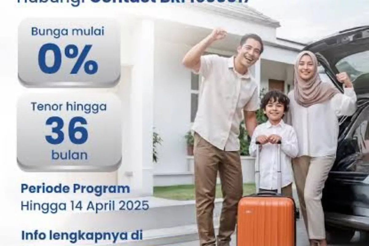 Cicilan Kartu Kredit BRI Lebih Ringan, Bunga 0% Mulai Rp100 Ribu