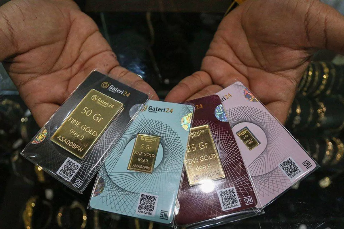 Update Harga Emas Pegadaian, Antam, Galeri24, & UBS Hari Ini