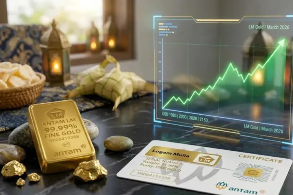 Harga Emas Antam Hari Ini Melonjak hingga Rp2.898.000 Per Gram