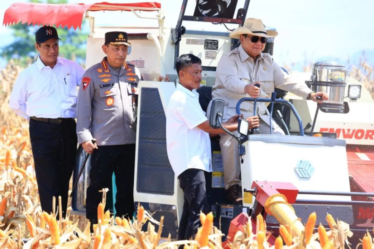 Prabowo Soroti Keterlibatan TNI-Polri dalam Sektor Pertanian Nasional